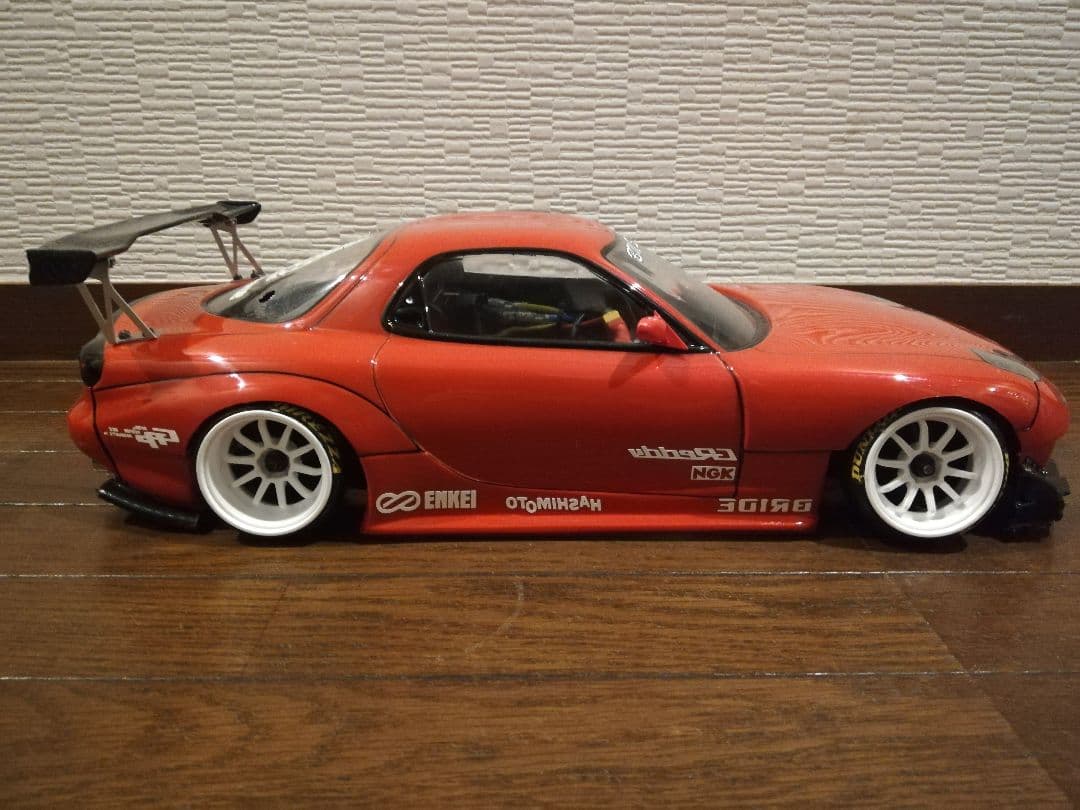 1/10 D-like ラジコン ボディ マツダ RX-7 RE雨宮 ドリパケ等