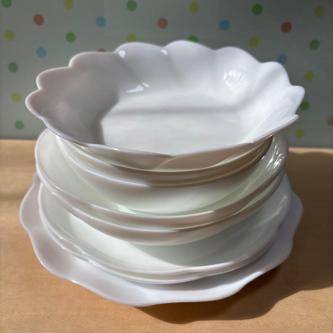 山崎製パン 春のパンまつり 白いお皿 食器８点セット