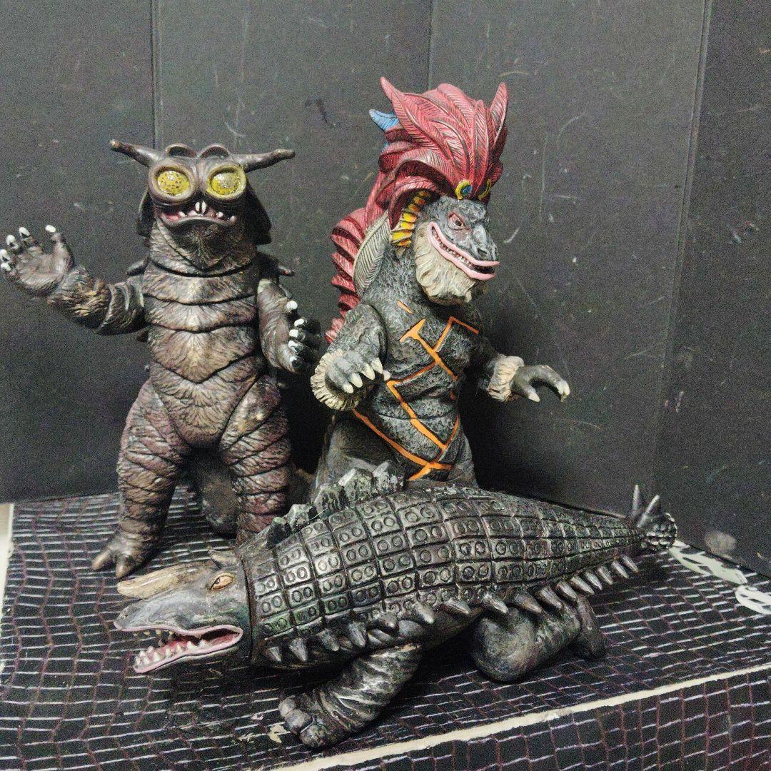 なみちゃんウルトラ怪獣旧型絶版激レアソフビジェロニモン.キーラ スカイドン