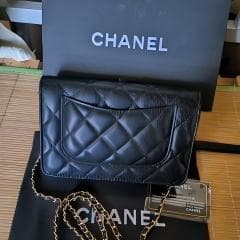 ノベルティ チェーンウォレット ブラック