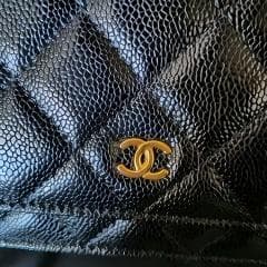 ノベルティ チェーンウォレット ブラック