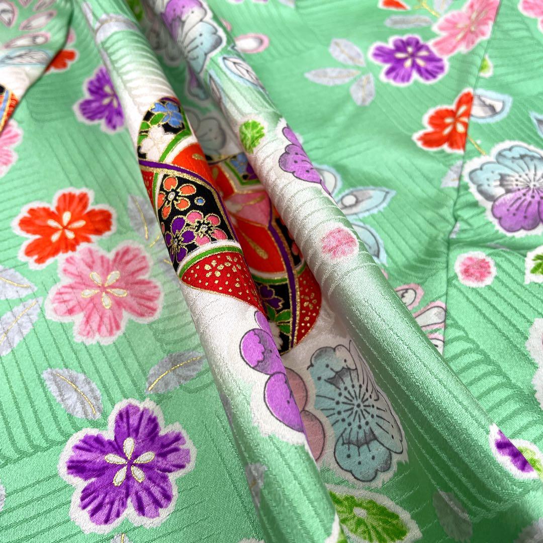 ◎mk-2919　七五三　女の子　着物　3歳　7歳　　3-2