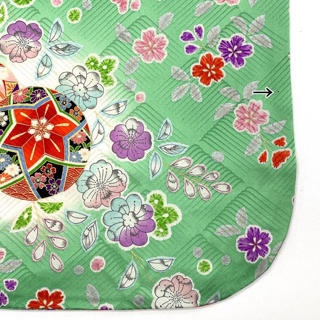 ◎mk-2919　七五三　女の子　着物　3歳　7歳　　3-2