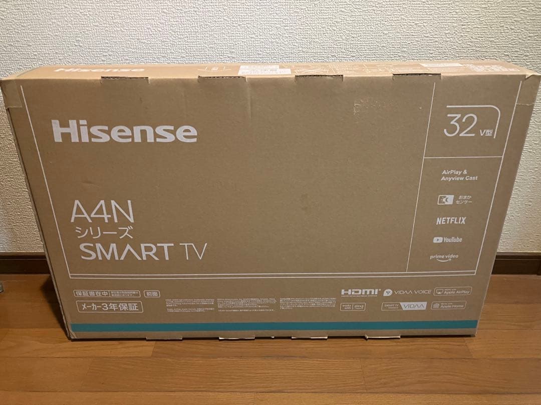 【美品】Hisense フルハイビジョンLED 32型液晶テレビ32A4N