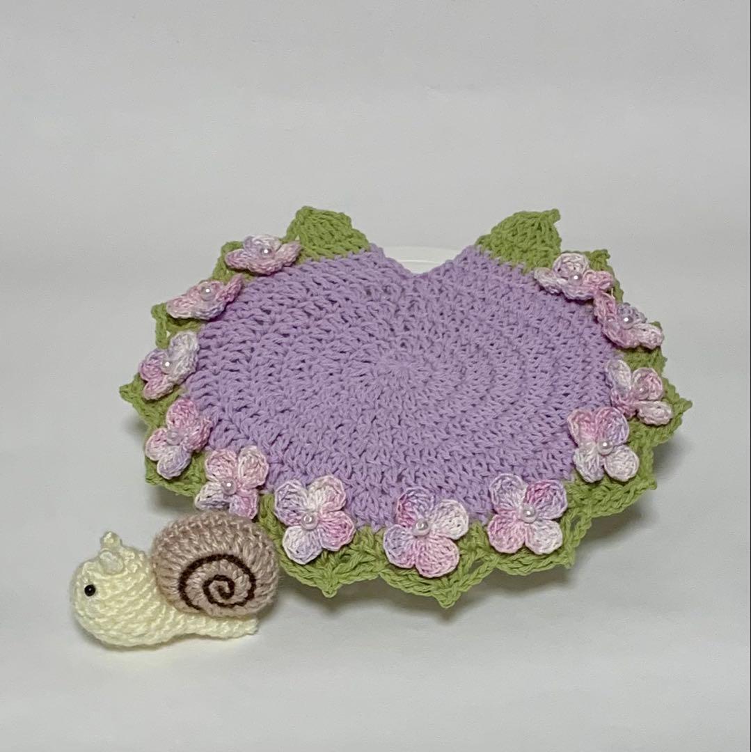 かばんだハリネズミ（グレー）あじさい（紫）たれ耳うさぎのボンネット（茶）