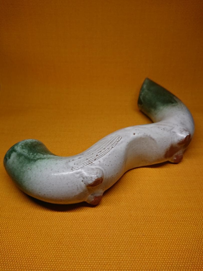 【美品】花器　陶器　華道　茶道　置物　インテリア　工芸品　美術品　A3073