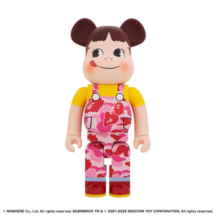 BE＠RBRICK BAPE × ペコちゃん 1000%（ピンク）