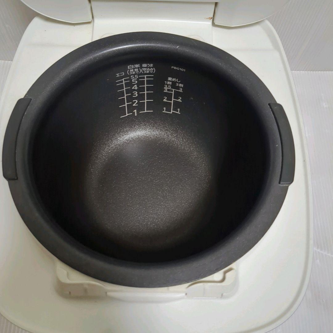TIGERタイガー 圧力IH炊飯器 JPB-G101 クールホワイト5.5合炊き