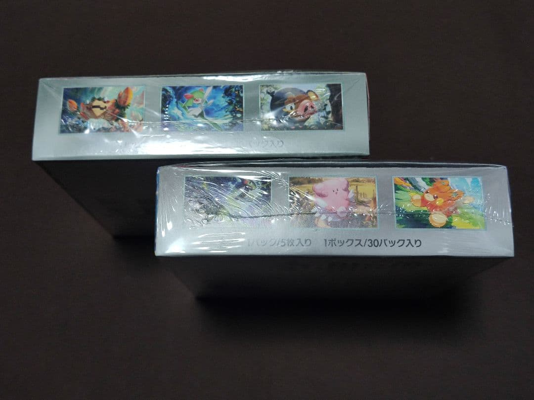 新品未開封 バイオレットex スカーレットex シュリンク付　各1Box ポケカ