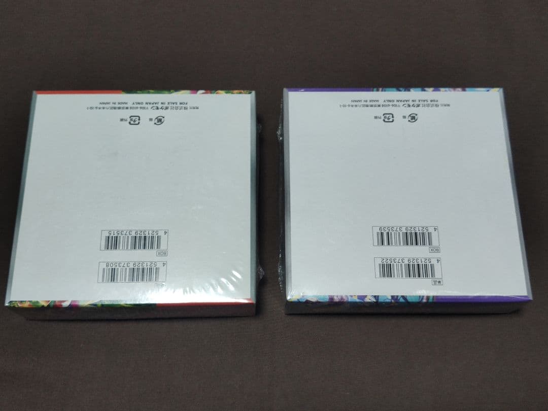 新品未開封 バイオレットex スカーレットex シュリンク付　各1Box ポケカ