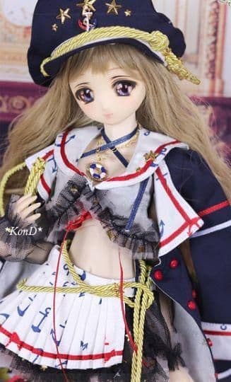 WR90 BJD　1/4 ドール 衣装 人形服 紺碧 9点セット　ハンドメイ