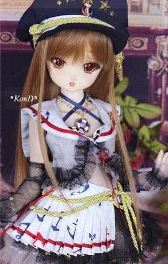 WR90 BJD　1/4 ドール 衣装 人形服 紺碧 9点セット　ハンドメイ