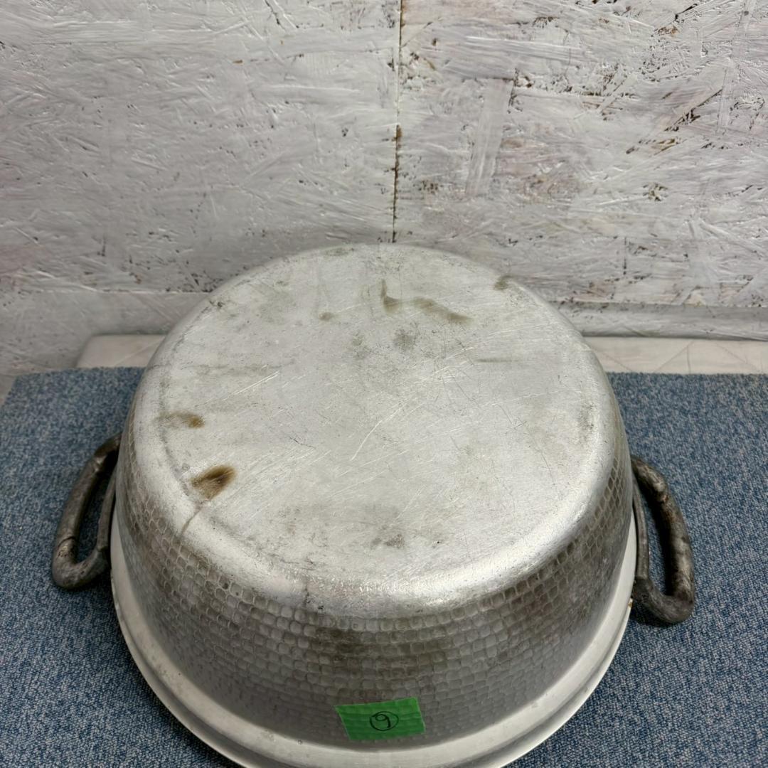 【厨房機器】 アルミ製 両手鍋 45cm 円付鍋 アルミ鍋 厨房 ⑥ A1482