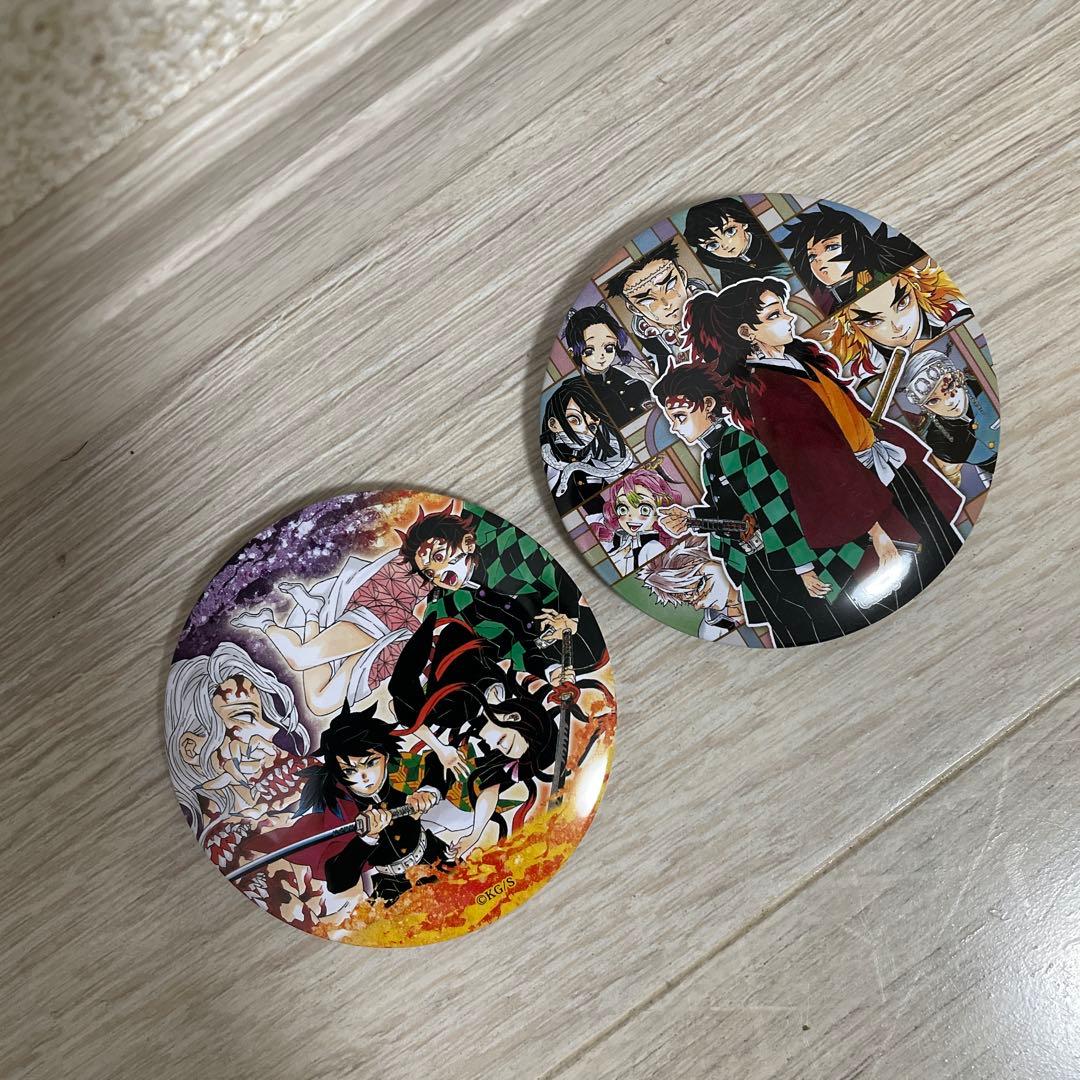 鬼滅の刃　缶バッジ2点セット　限定品　24時間以内発送
