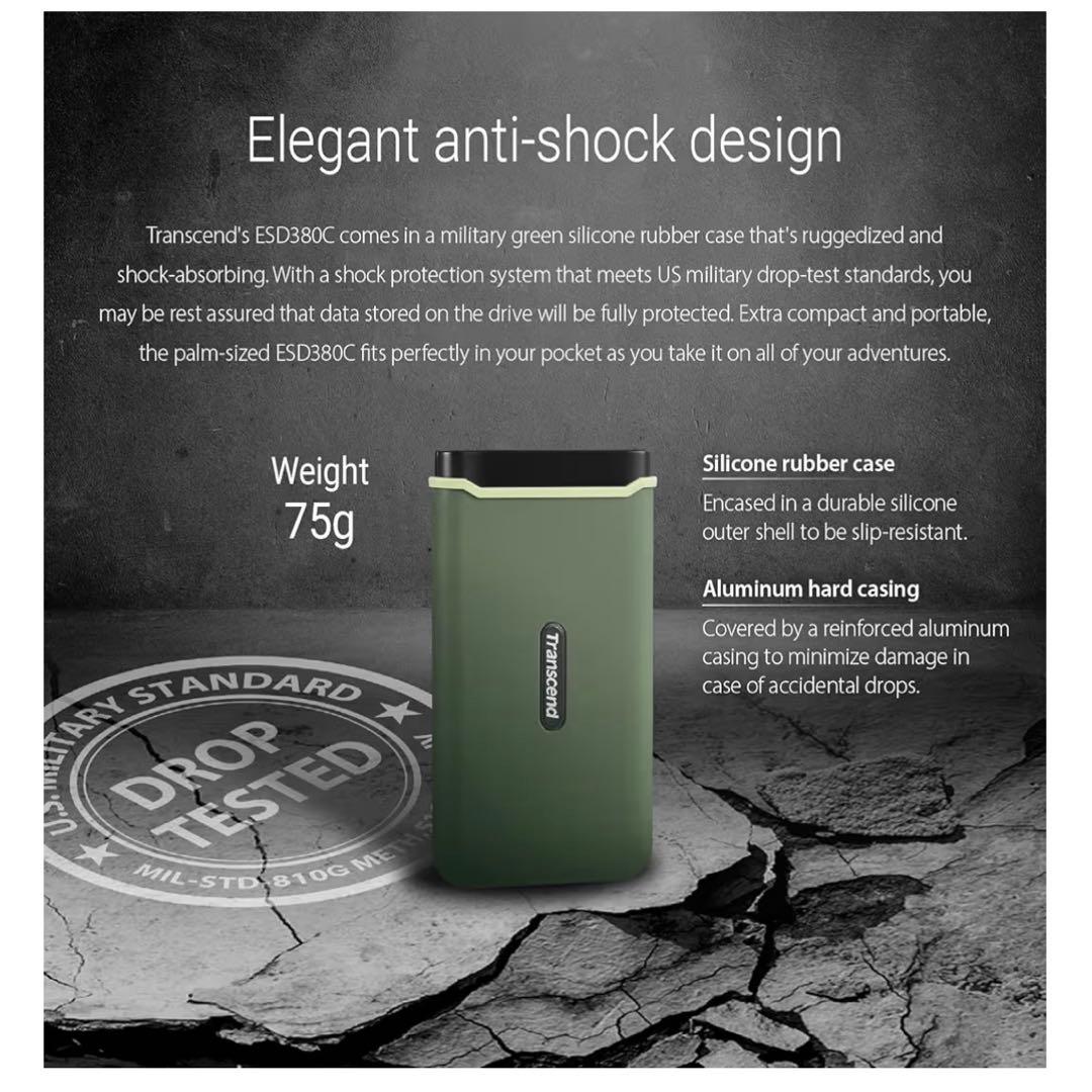 Transcend ESD380C 1TB ポータブルSSD