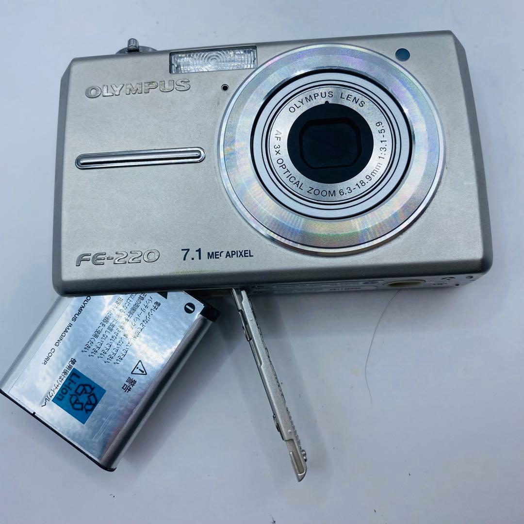 動作確認済 OLYMPUS FE-220 デジタルカメラ カメラ