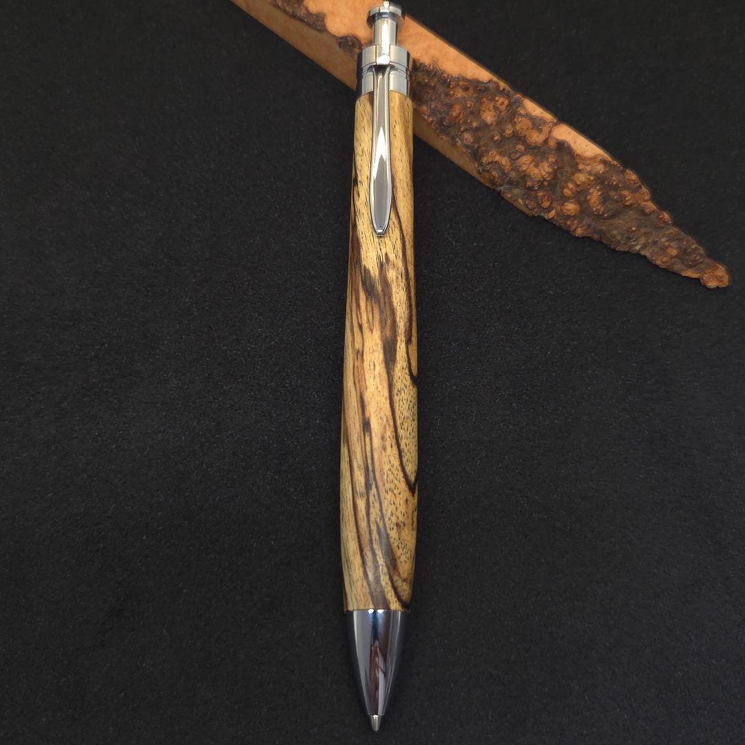 No.18ハンドメイド木軸シャーペン桜スポルテッド