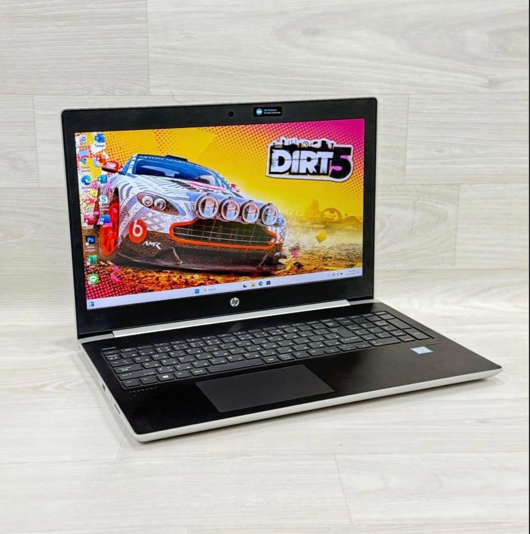 8世代HP ProBook エイチピーノート/8GB/256GB+500フルHD