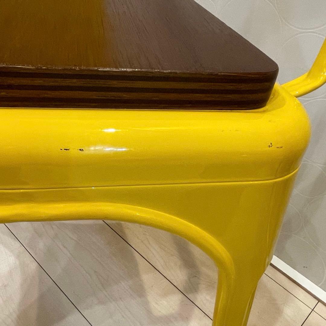 スチールチェア 木製座面 北欧 インダストリアル アームチェア レトロ 2脚