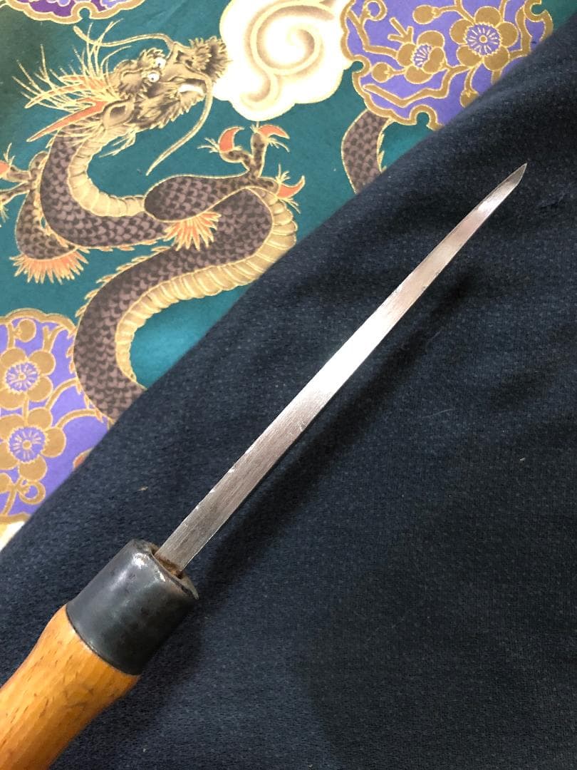 【研ぎ済み】白鋼・手打ち　阿世知　出刃包丁　和包丁　ナイフ　料理　釣り