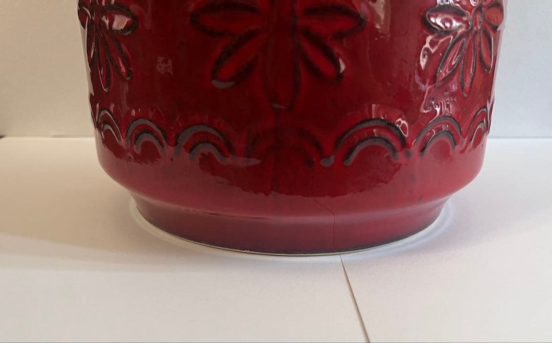 fatlava 46センチ BAY KERAMIK 西ドイツ製　花器　傘立て