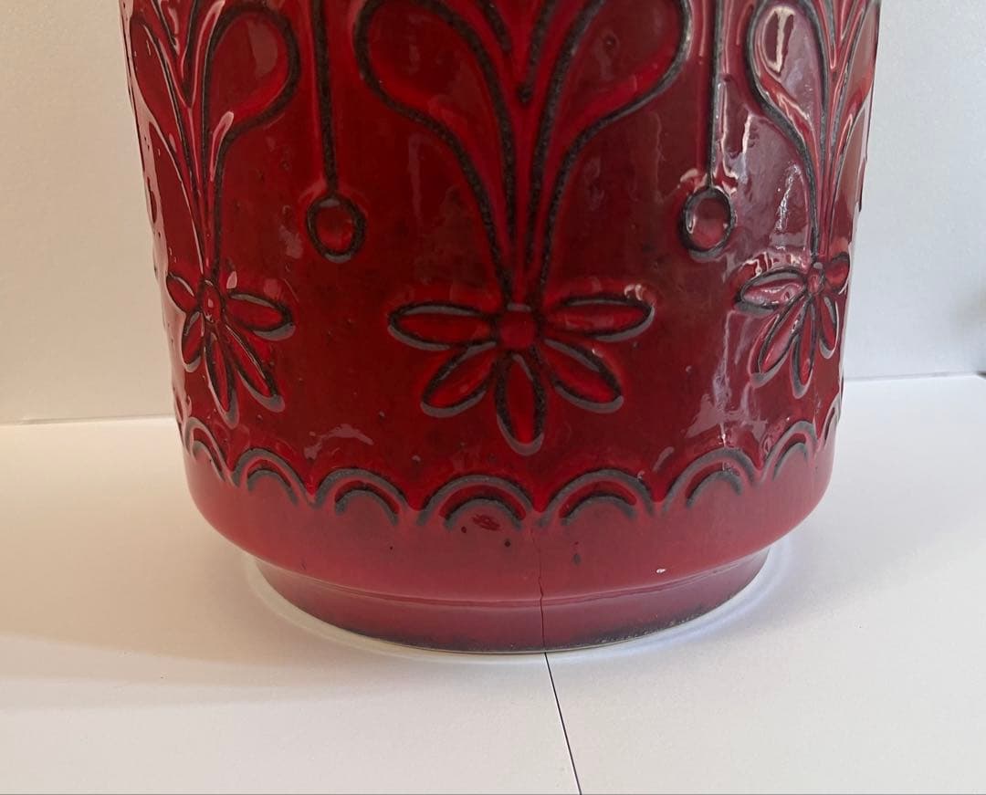 fatlava 46センチ BAY KERAMIK 西ドイツ製　花器　傘立て