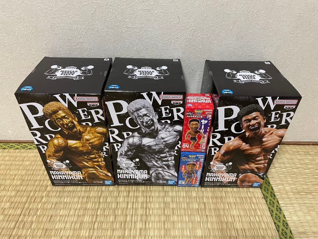 MUSCLE STARS PIECE なかやまきんに君 フィギュア 5個