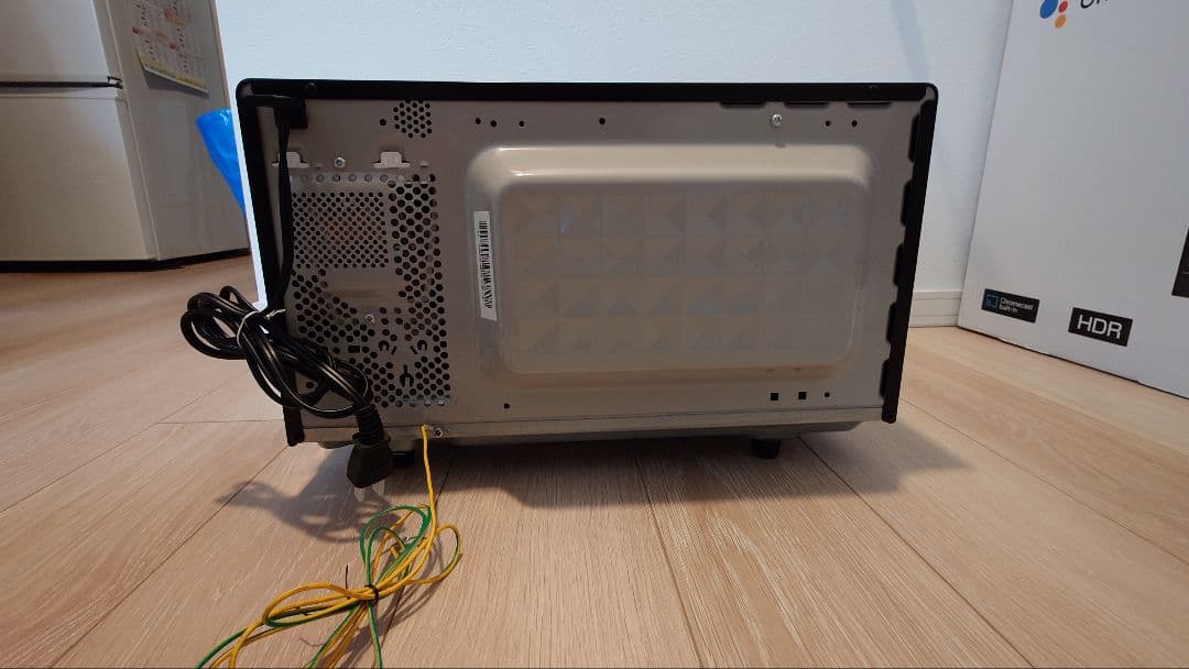 【美品】Haier 16L ブラック電子レンジ MW-16SNU