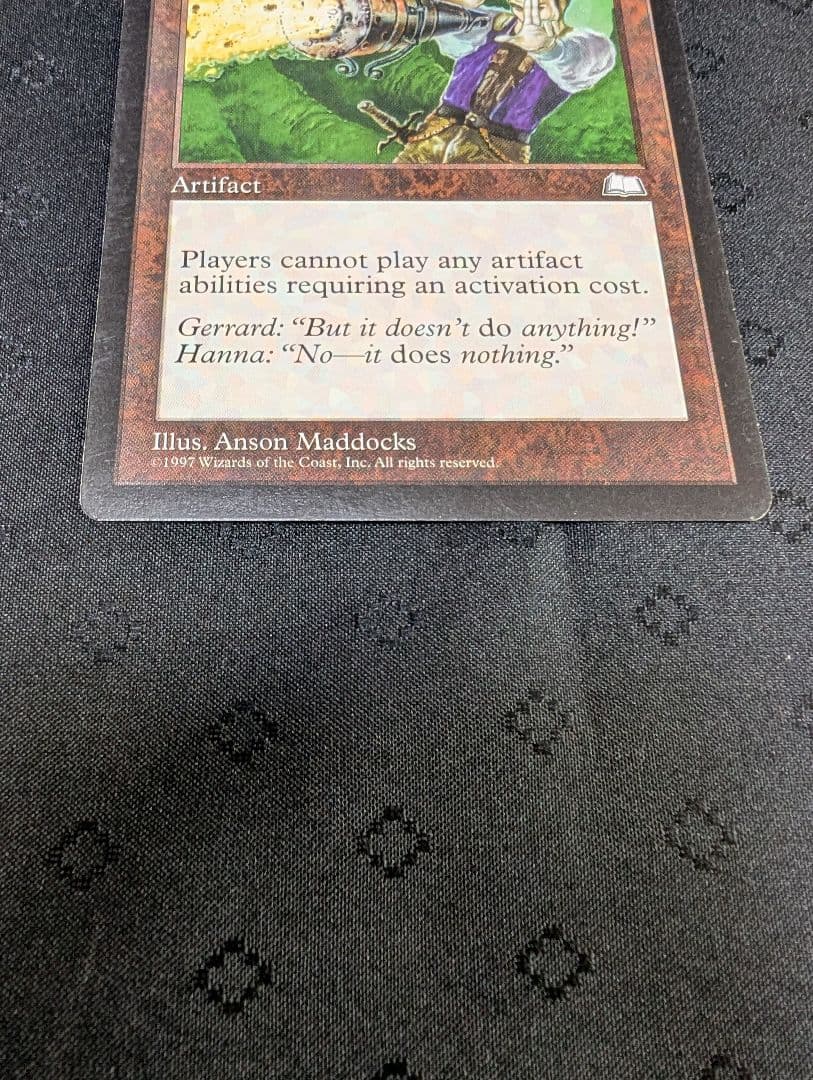 MTG　無のロッド　Null Rod　ウェザーライト　英語