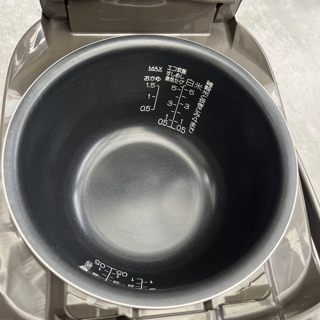 美品✨ 象印 ZOJIRUSHI NP-NC10 炊飯器 ブラウン 5合炊き