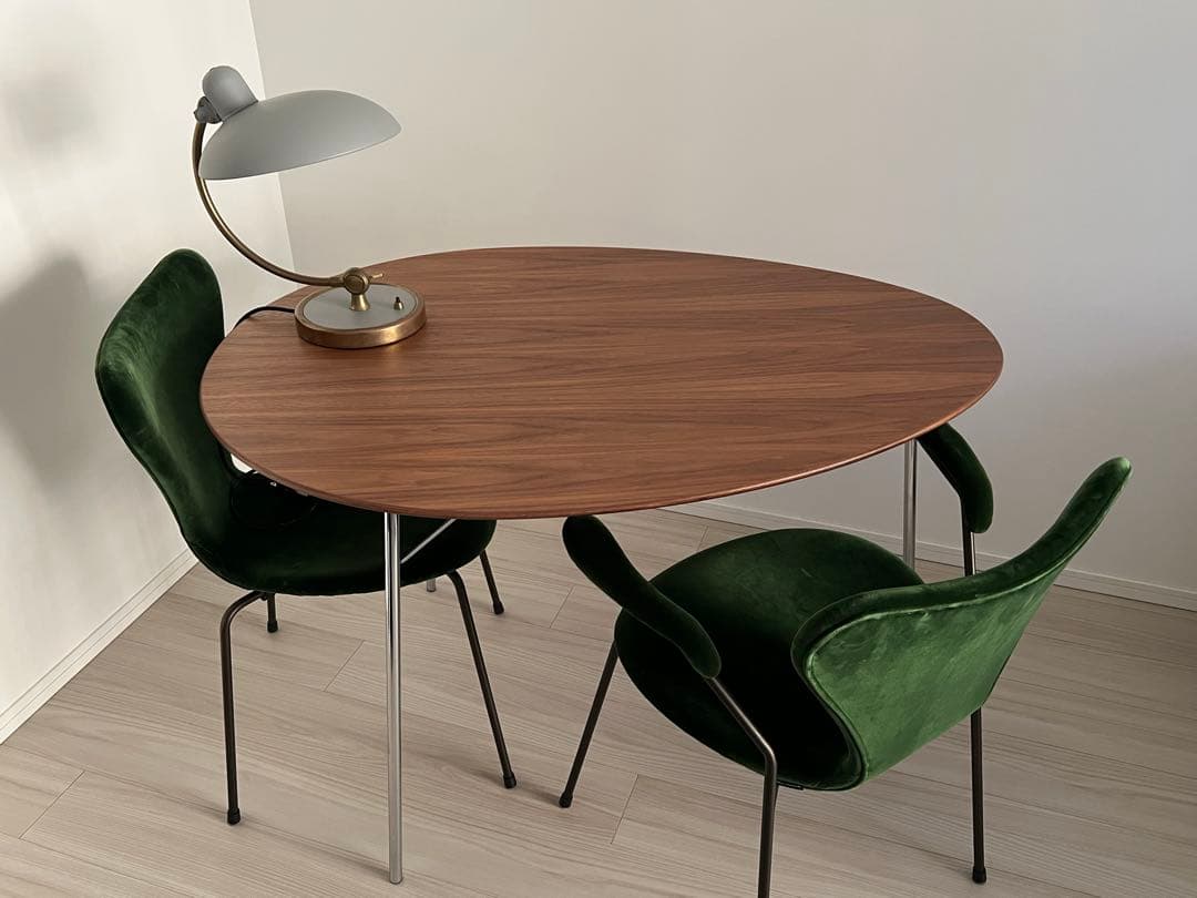 フリッツハンセン セブンチェア フルパディング ベルベットbelfast 深緑