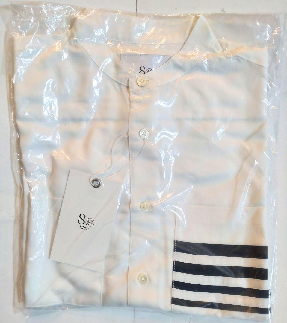 福山雅治 福山屋 スタンドカラーシャツ ホワイト Sサイズ 新品未開封品