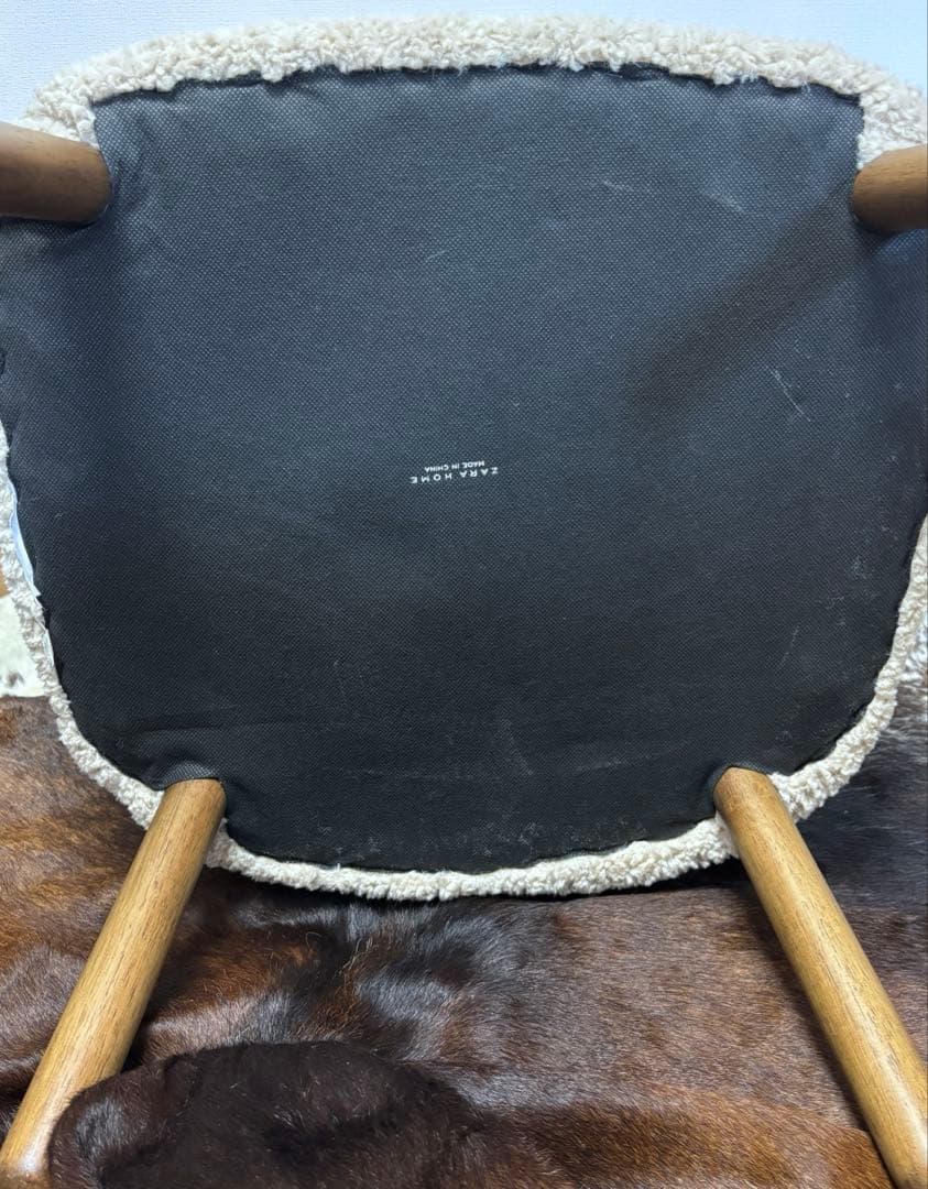 ZARA  ボア チェア　1脚　イス　②