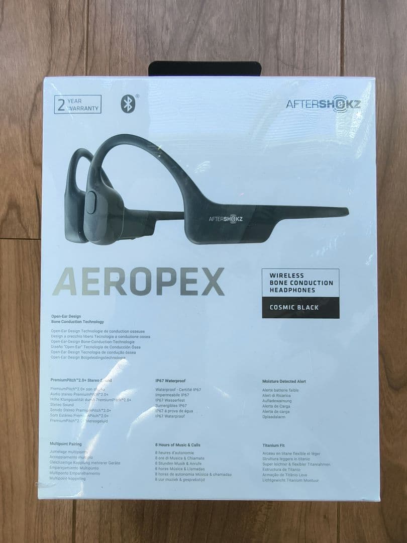 ハ*ト様 新品　AFTERSHOKZ AEROPEX コズミックブラック