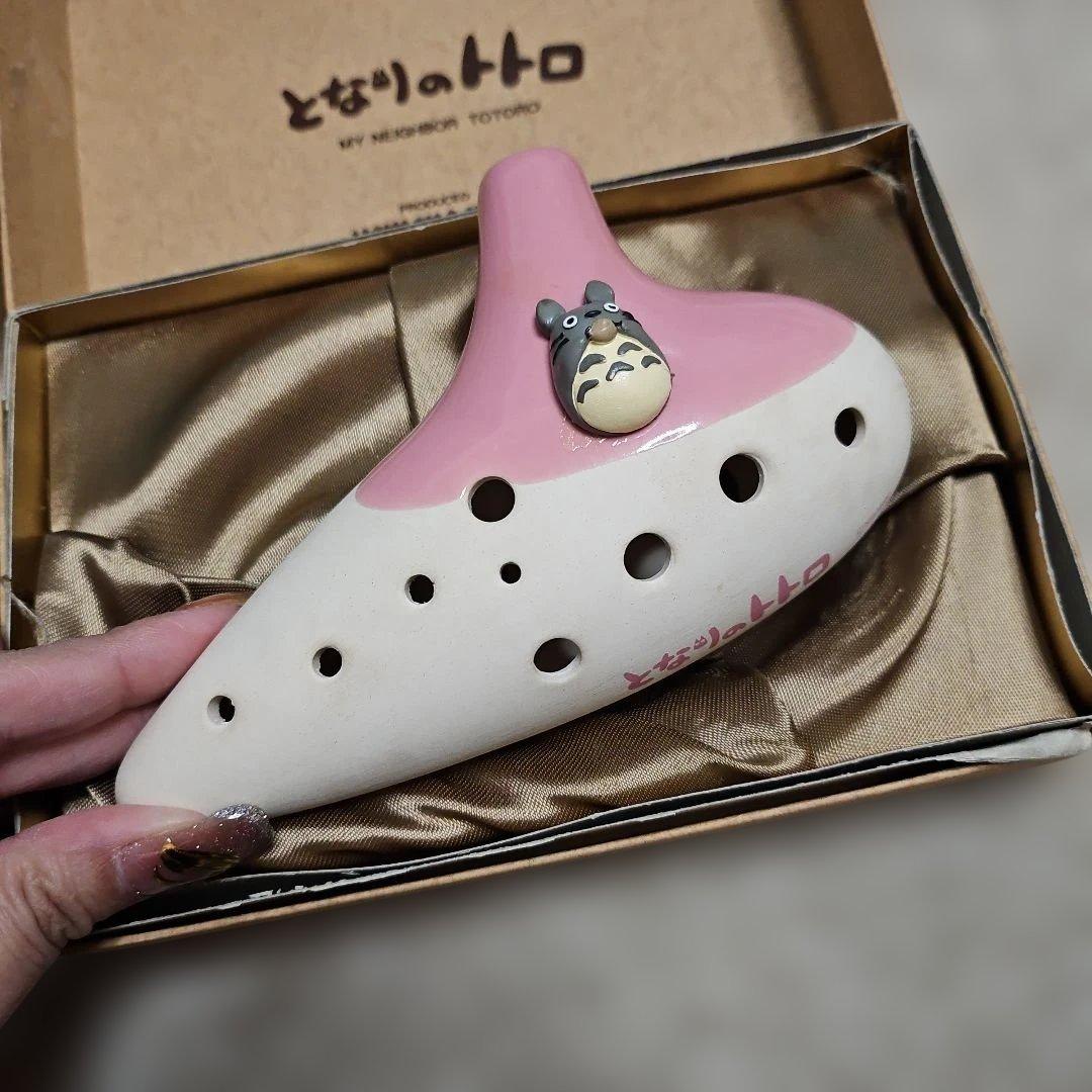 希少 となりのトトロ トトロの土笛 オカリナ ブルー ピンク 2個セット
