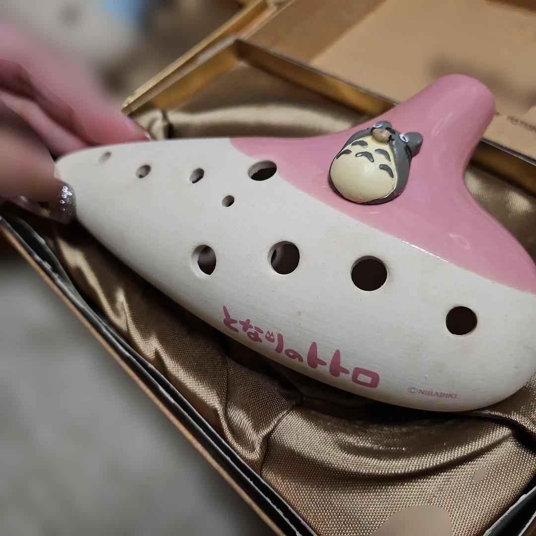 希少 となりのトトロ トトロの土笛 オカリナ ブルー ピンク 2個セット