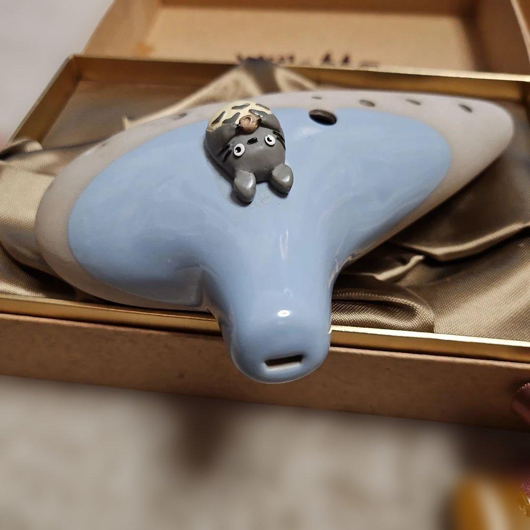 希少 となりのトトロ トトロの土笛 オカリナ ブルー ピンク 2個セット