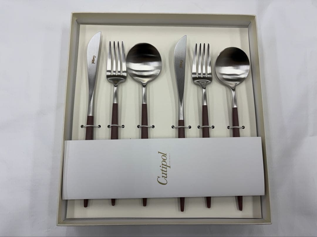 Cutipol クチポール カトラリーセット 6本 GOA ブラウン