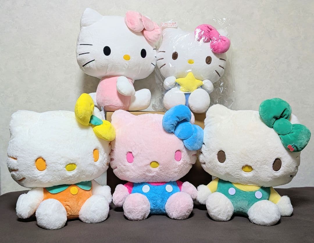 キティ　 ぬいぐるみ　 5体セット