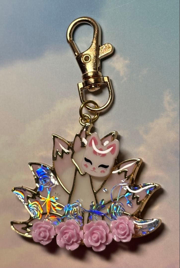 「あゆちゃんさん専用」お年玉SALE⚠️ハンドメイド レジン 九尾 バッグチャーム