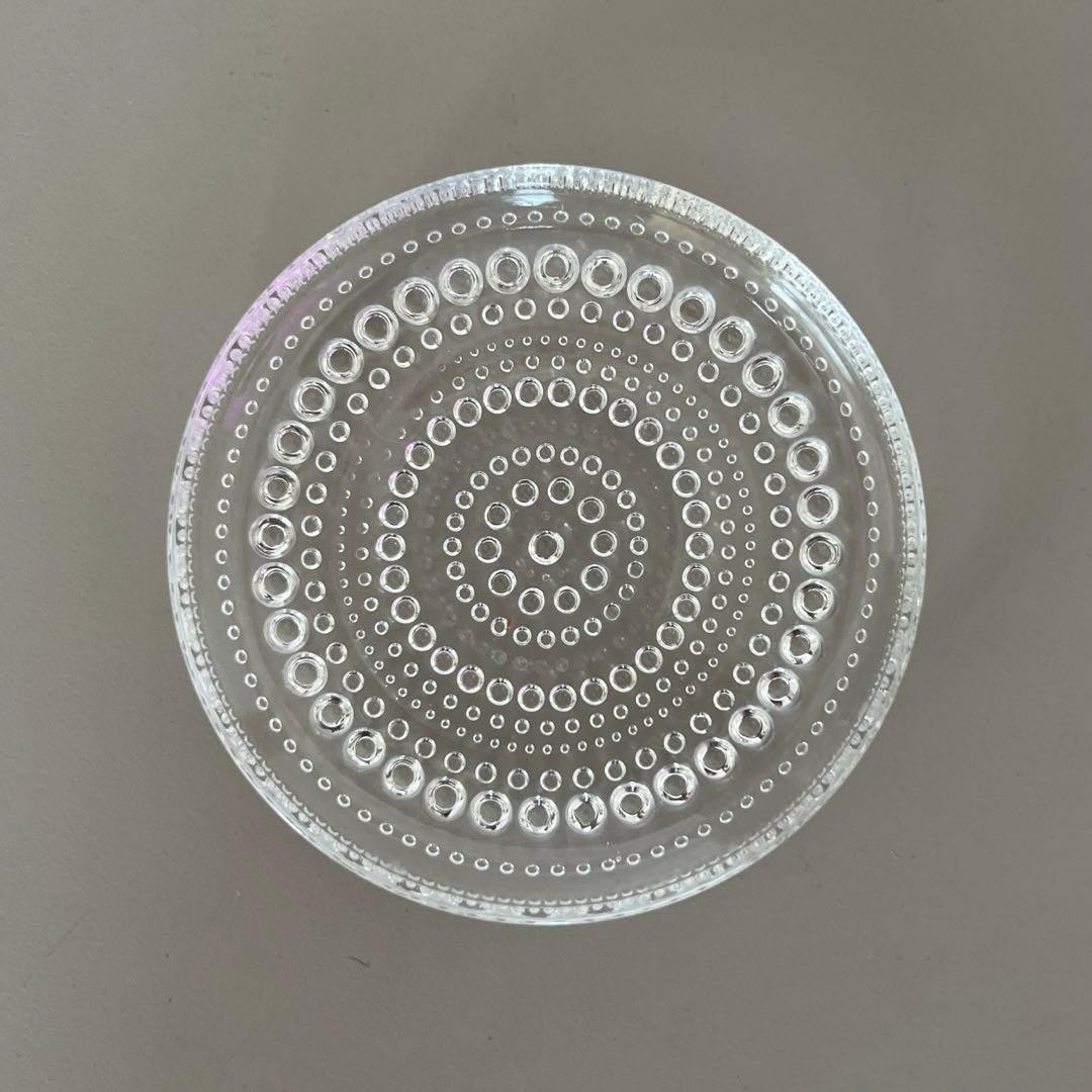  イッタラ カステヘルミ プレート クリア　大1枚小2枚