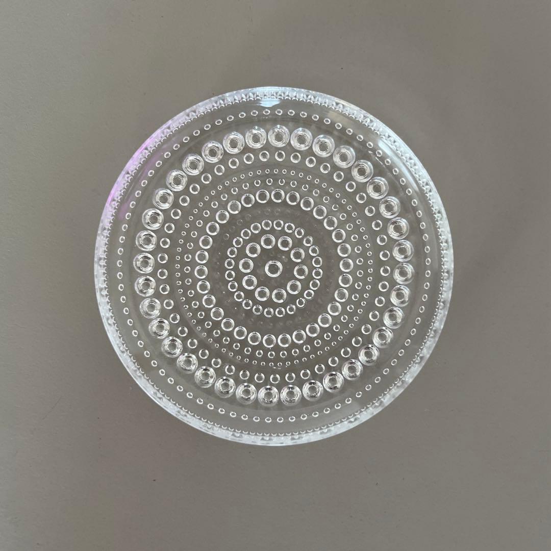  イッタラ カステヘルミ プレート クリア　大1枚小2枚