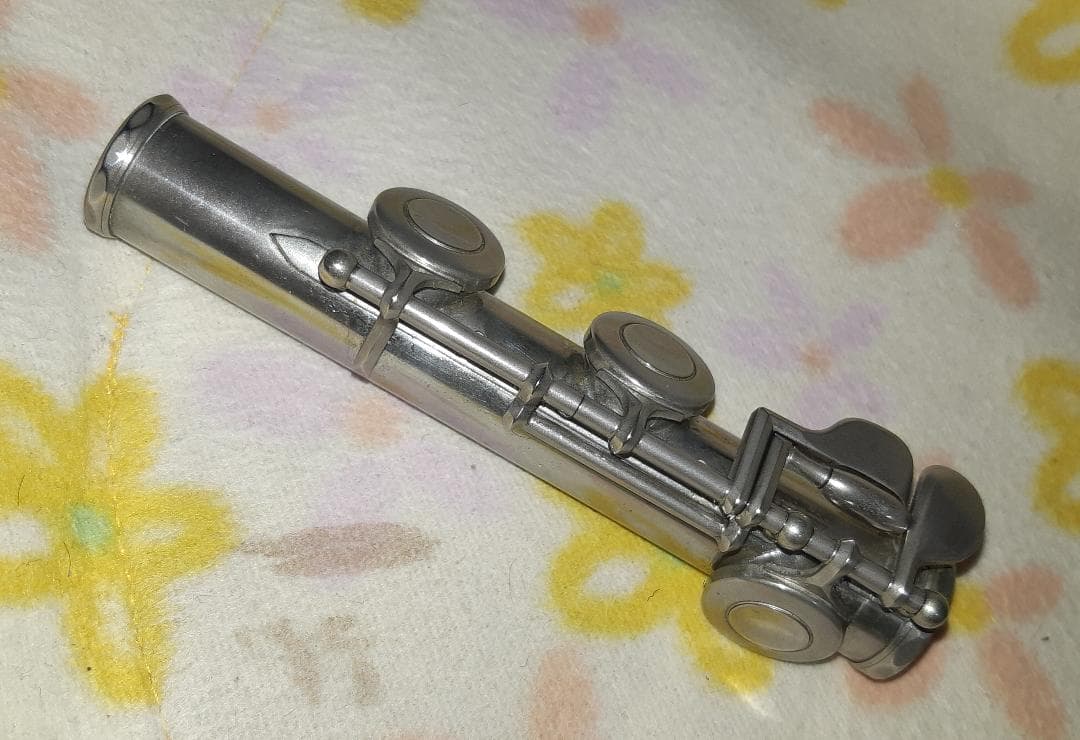 値下！　良音！（リップ銀製）ケース新品！ミヤザワMS70洋銀製　調整済 (^^♪