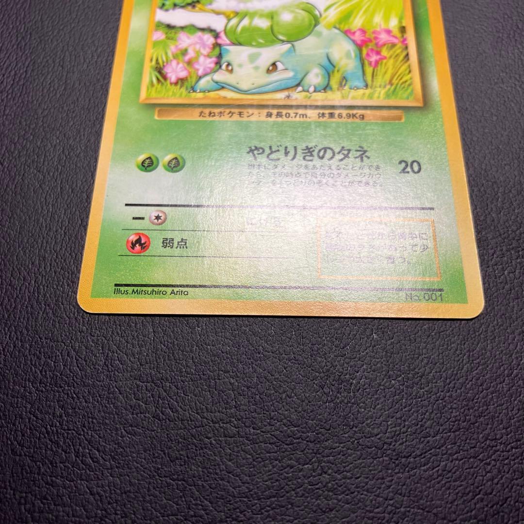 【初版】　フシギダネ　旧裏　ポケモンカード　マークなし