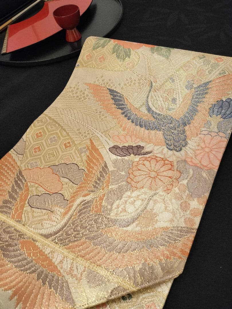 A941★高級‼️ひな祭り‼️袋帯テーブルランナー2ｍ7cm