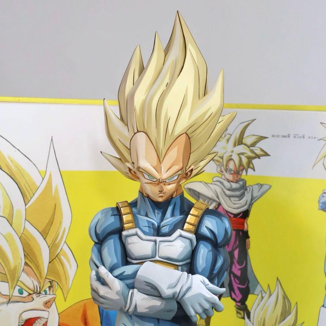 ドラゴンボール 超サイヤ人 ベジータ リペイント 二次元彩色 フィギュア