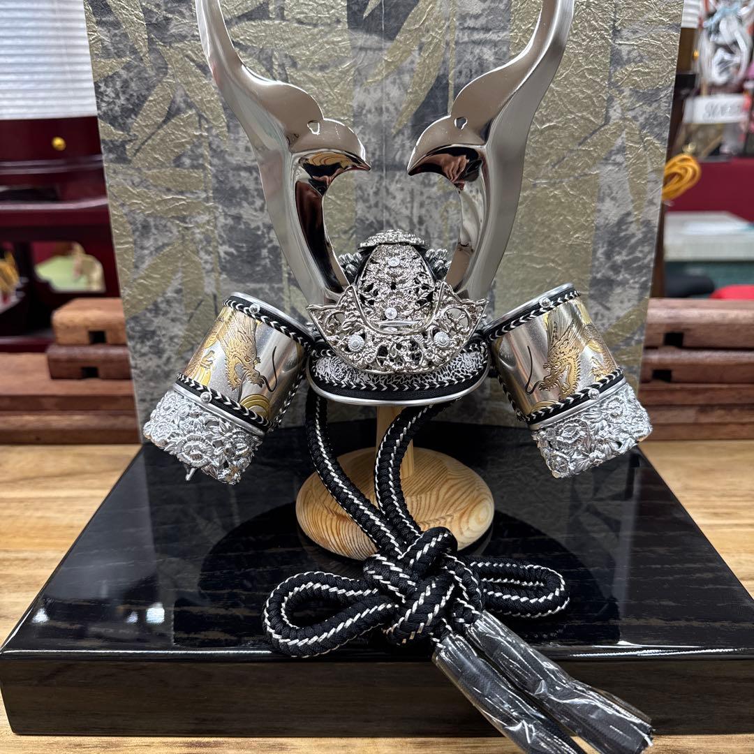 【121】展示品特価　兜セット　平飾りセット　一月限定値下げ