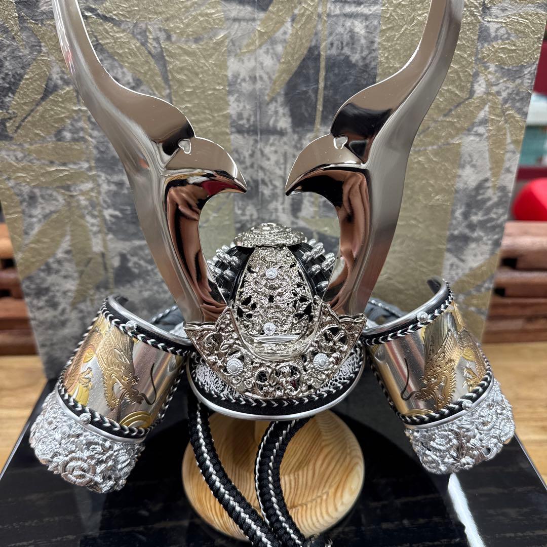 【121】展示品特価　兜セット　平飾りセット　一月限定値下げ