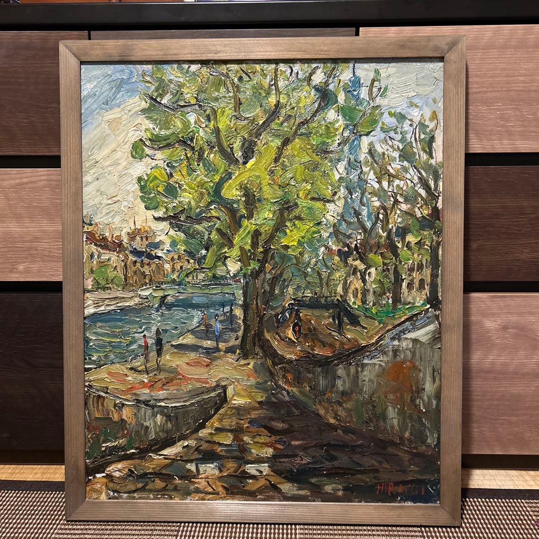 金*ん様 佐伯浩　油彩画　Ｆ15