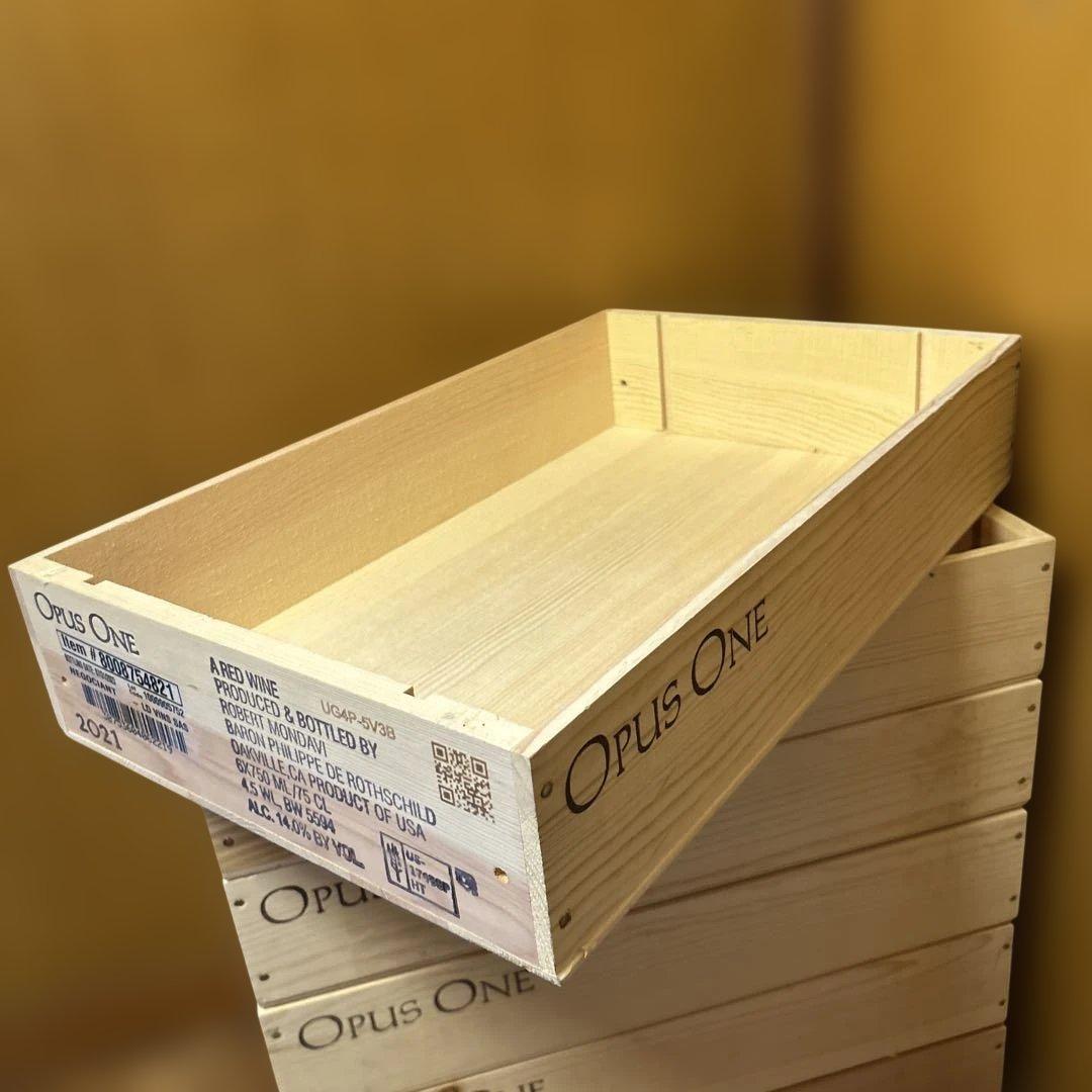 ワイン木箱・オーパスワン6箱【送料込み】